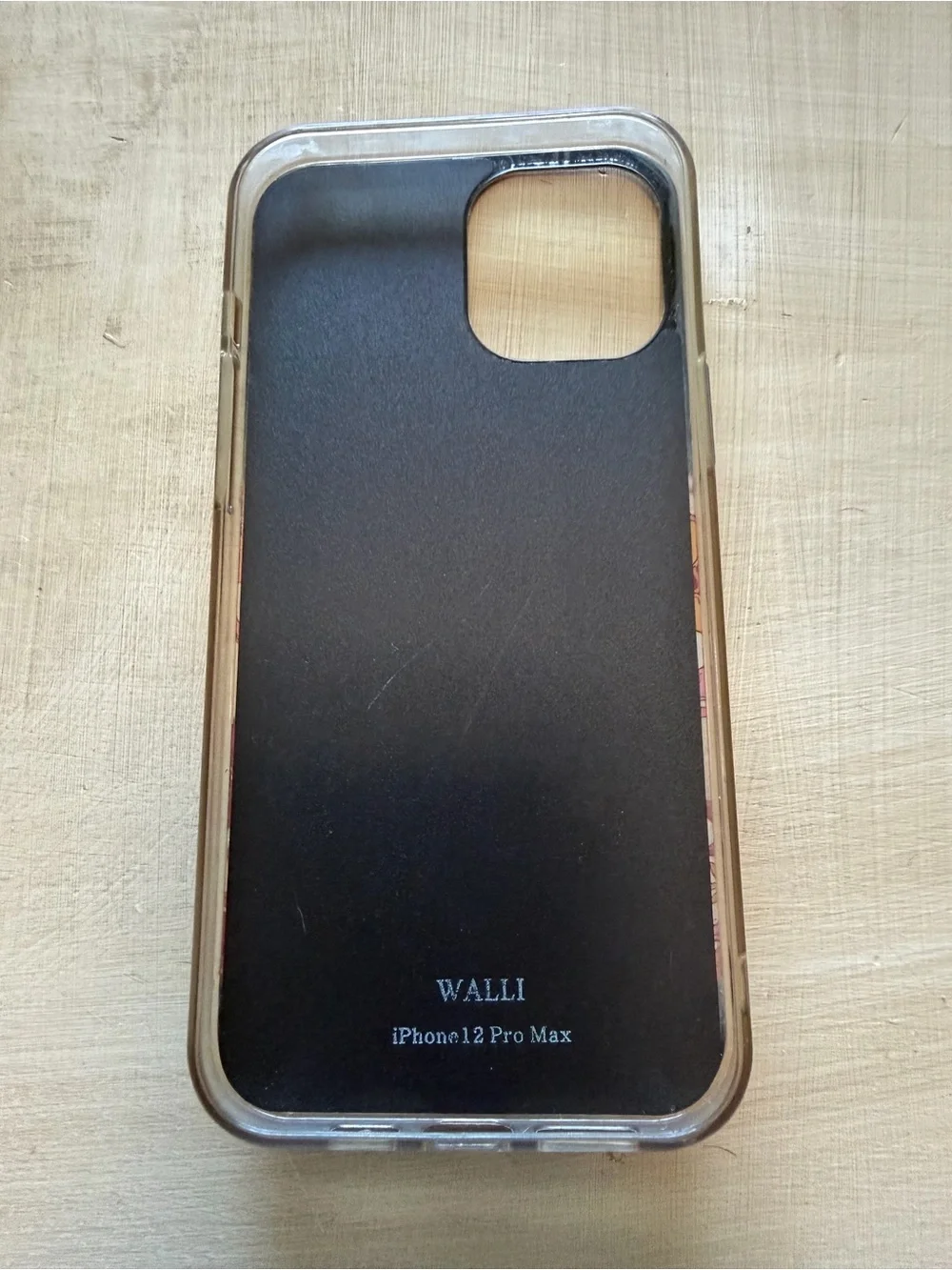 Floral Pink Hand Strap Phone Case with Card Pocket